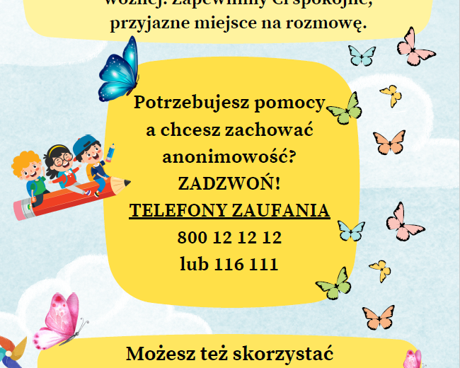 Standardy ochrony małoletnich -wersja graficzna dla dzieci młodzieży na gazetkę.