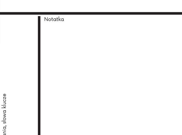 Notatka Cornella - kreatywny i efektywny sposób notowania