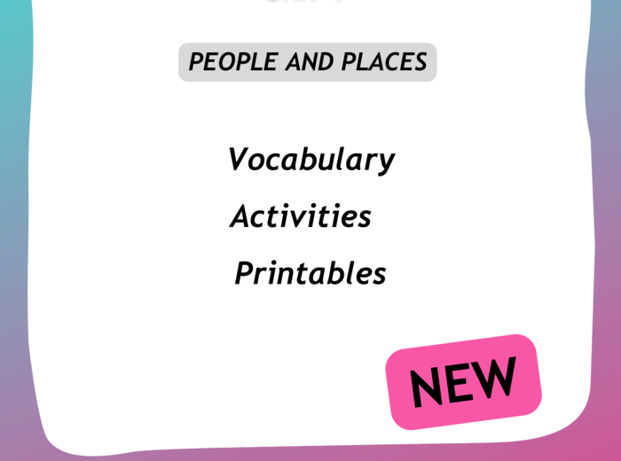 Together 4 Unit 1 - Vocabulary Acitivities NEW edition