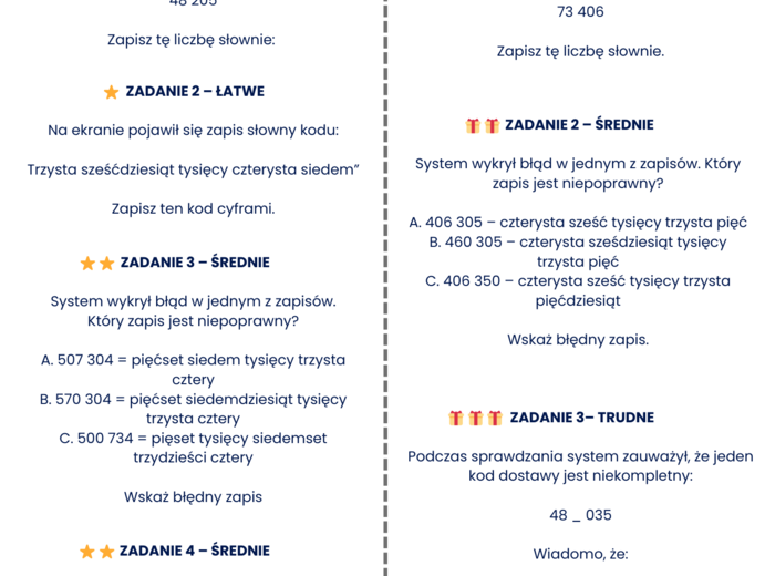 Świąteczno- matematyczna gra klasowa | stacje zadaniowe | klasy 4- 6 | misja świąteczna ThinkRocket