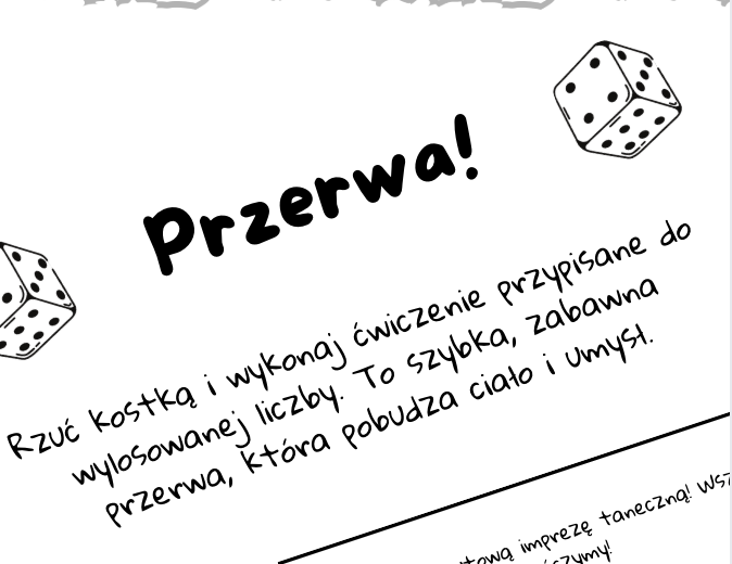 Przerywniki do wykorzystania w klasie 1–6 – na lekcjach, przerwach i w chwilach zmęczenia