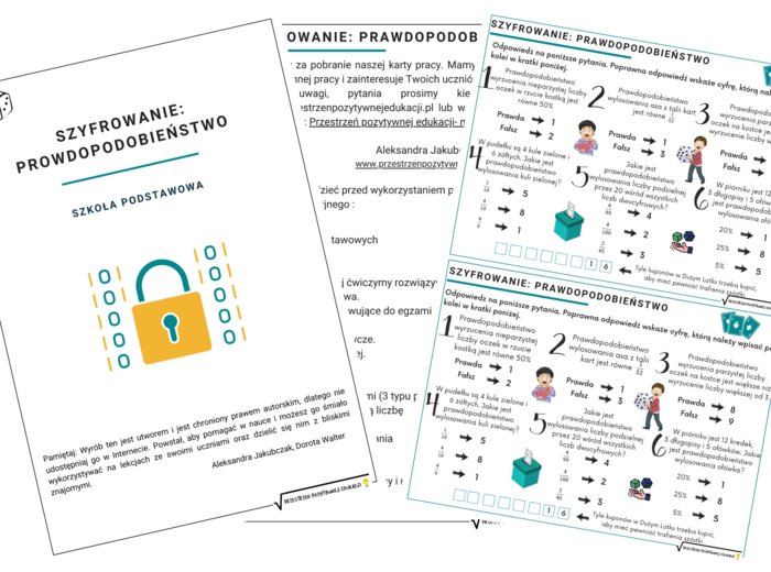 Prawdopodobieństwo - szyfrowanie