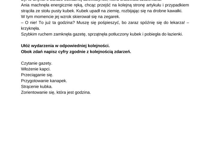 Proste czytanie ze zrozumieniem