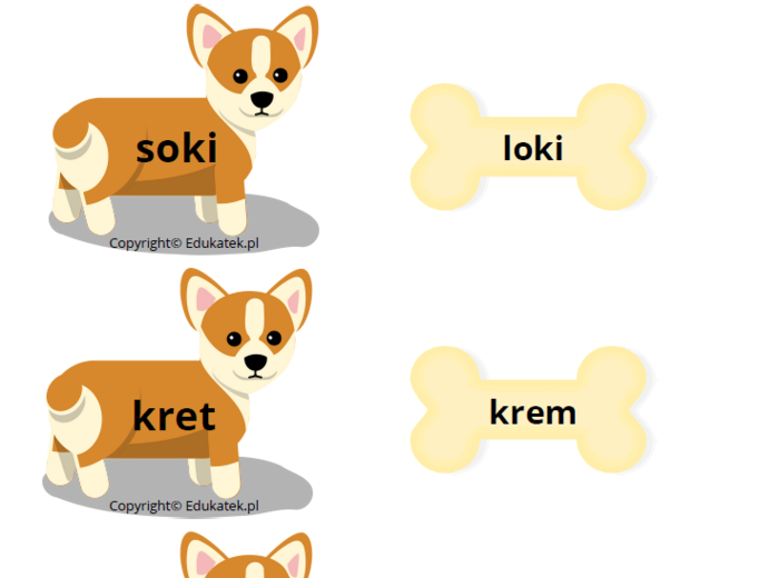 Psi detektyw – utrwalanie czytania, doskonalenie słuchu fonemowego