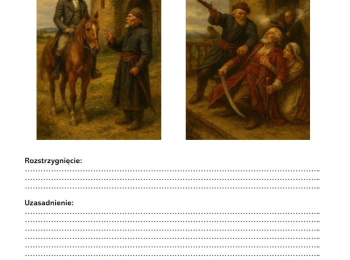 Karta pracy >>Czytanie "Pana Tadeusza"<<