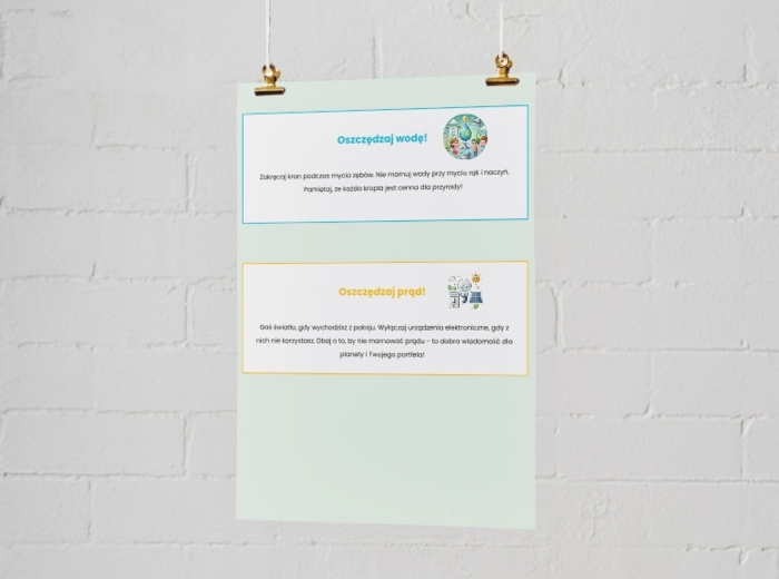 Plakaty edukacyjne. Jak segregować śmieci? Kodeks małego ekologa - zasady dbania o przyrodę. (nie śmieć, podlewaj rośliny, oszczędzaj wodę)