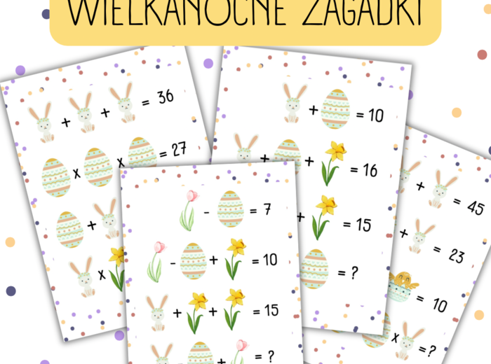 WIELKANOCNE ZAGADKI - łamigłówki