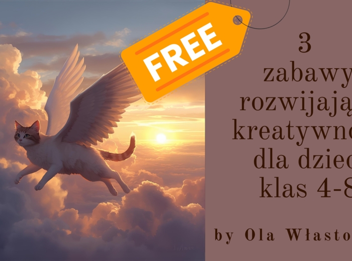 DARMOWE. 3 Zabawy rozwijające kreatywność dla dzieci klas 4-8