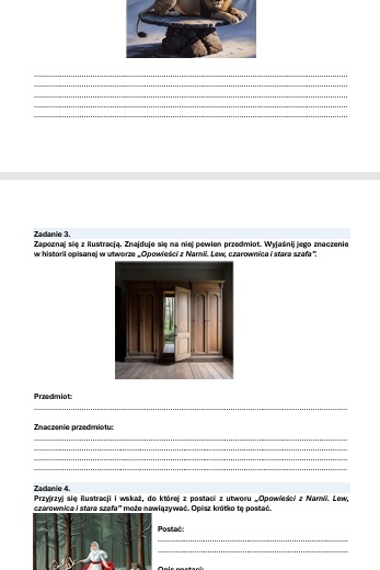 Zestaw lekturowy "Opowieści z Narnii. Lew, czarownica i stara szafa."