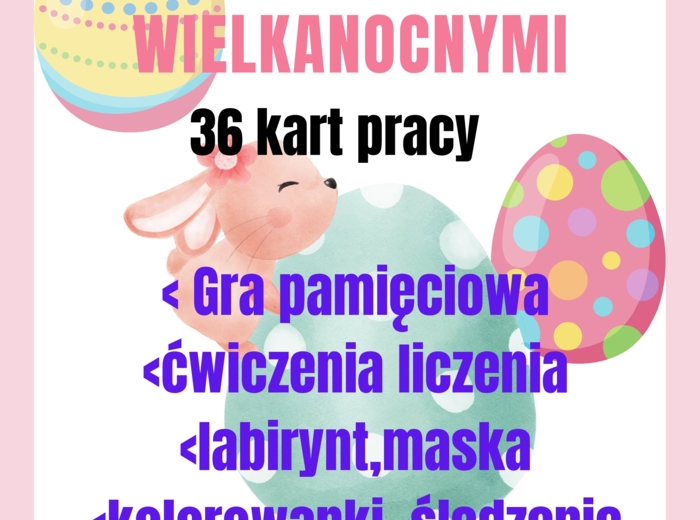 Wielkanoc 36 kart pracy