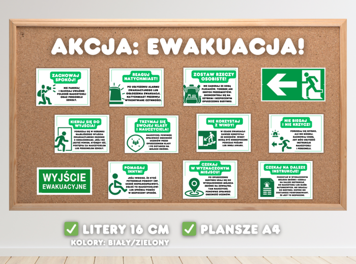 AKCJA: EWAKUACJA! - Zasady ewakuacyjne dla uczniów - Gazetka szkolna