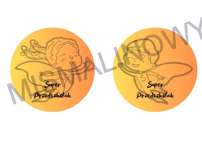 Medale dzień przedszkolaka