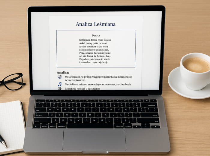 Deszcz w literaturze – scenariusz lekcji