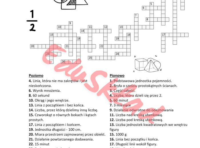 Krzyżówka „Na dobry start”