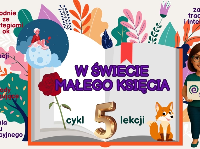 Mały Książę- scenariusz, karty pracy, AI