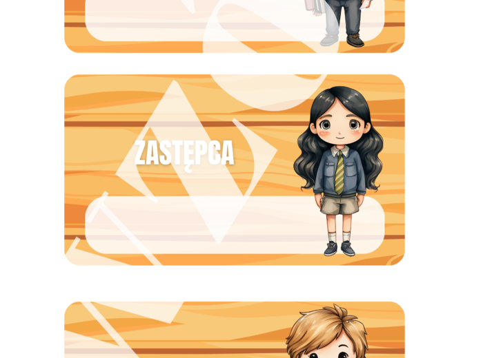 Dekoracja na gazetke- Samorząd oraz Dyżurni