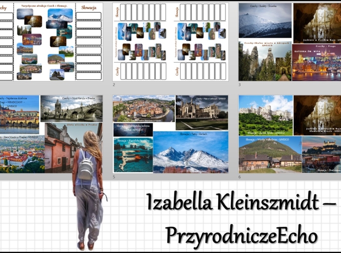 Notatka okienkowa oraz obrazki do zalaminowania „Turystyczne atrakcje Czech i Słowacji” w pdf. Geografia 6 dział „Sąsiedzi Polski”.