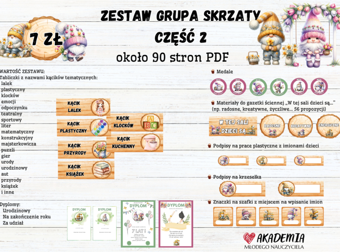 ZESTAW GRUPA SKRZATY 2