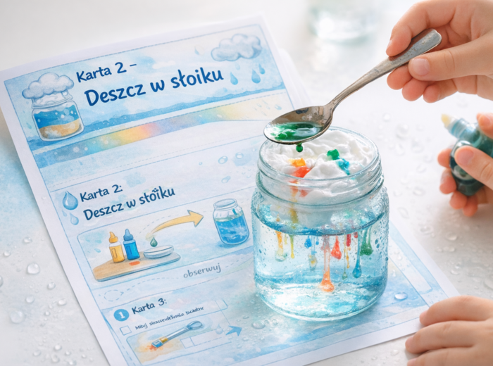 Karty pracy „Eksperymenty z deszczem”