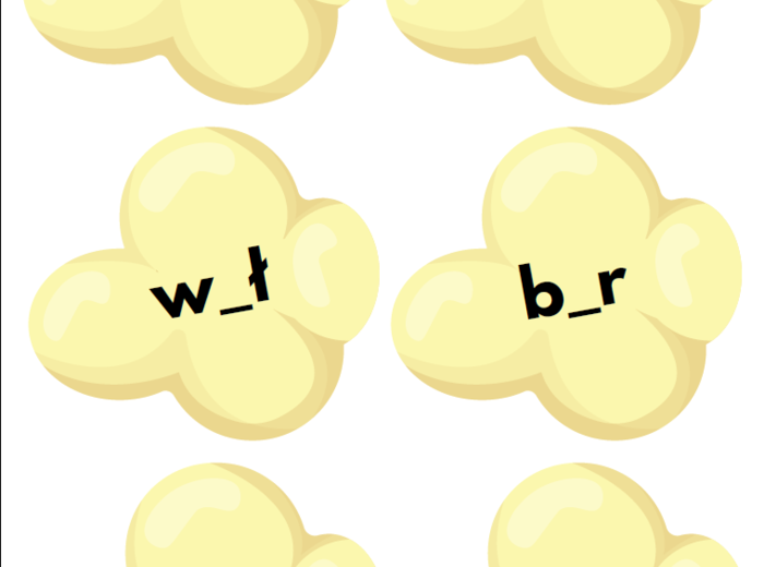 Kinowa ortografia - zabawa ortograficzna