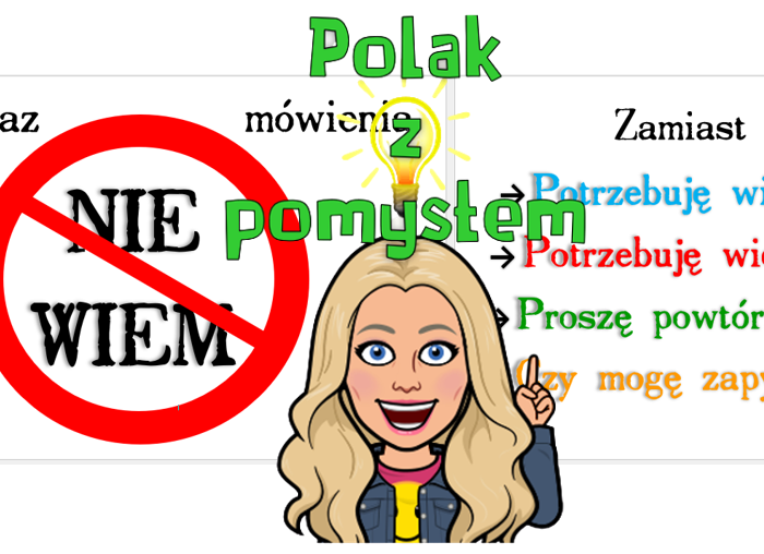 Zakaz mówienia NIE WIEM