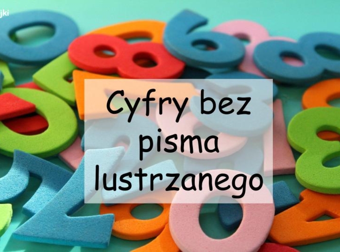 Cyfry bez pisma lustrzanego - trening