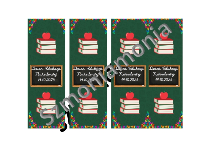 Zakładka na Dzień Edukacji Narodowej, Dzień Nauczyciela