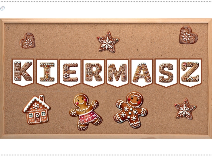 Alfabet inspirowany pierniczkami