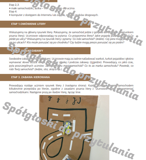 Spółgłoski do przytulania. Nauka liter poprzez zmysły, wrażenia i zabawę. Monografia litery J wraz ze scenariuszem jej wprowadzania, kartami pracy.