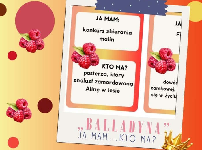 „Balladyna” - ja mam...kto ma?