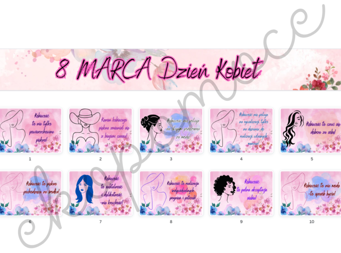 8 marca gazetka szkolna na Dzień Kobiet