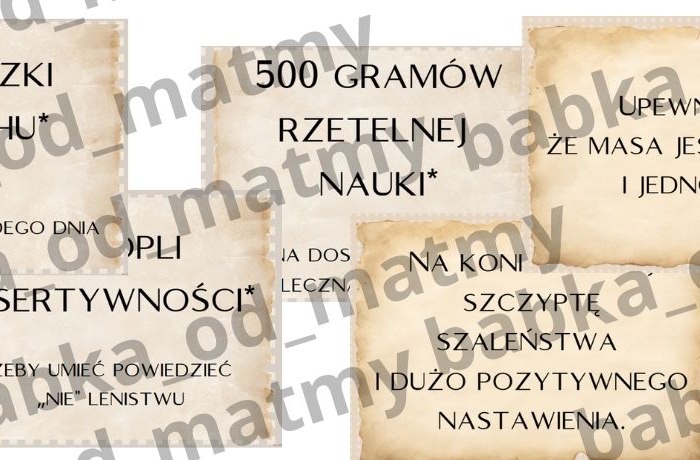 SZKOLNE SMAKOŁYKI: RECEPTURA NA SUKCES - 15 składników na udany rok szkolny (gazetka klasowa)!