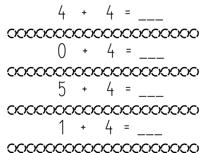 Pisownia cyfr od 0 do 21