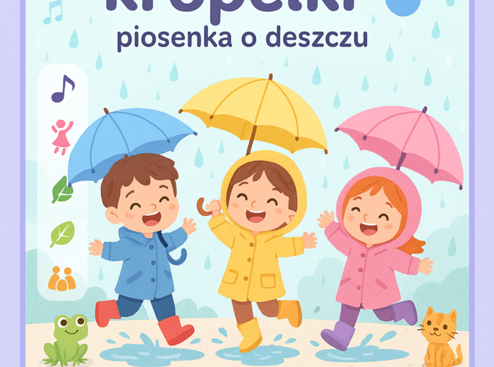 Piosenka: "Kap, kap, kropelki"