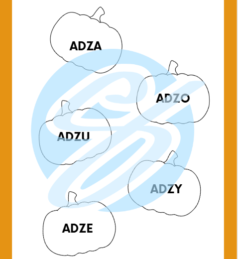 Jesienna logopedia – ćwiczenia logopedyczne z logotomami dla szeregu syczącego (s, z, c, dz)