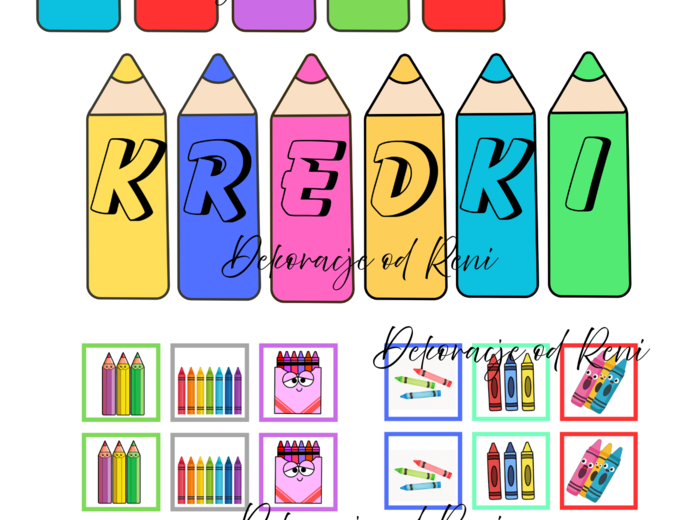 🖍️ „Dzień Kredki” – girlanda i gra memory w jednym!