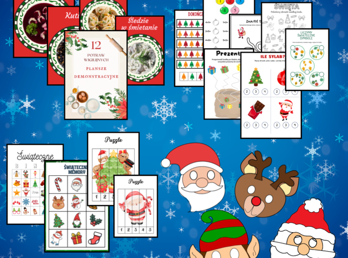 KALENDARZ ADWENTOWY TRADYCYJNY - 2 wersje, 30 zadań!