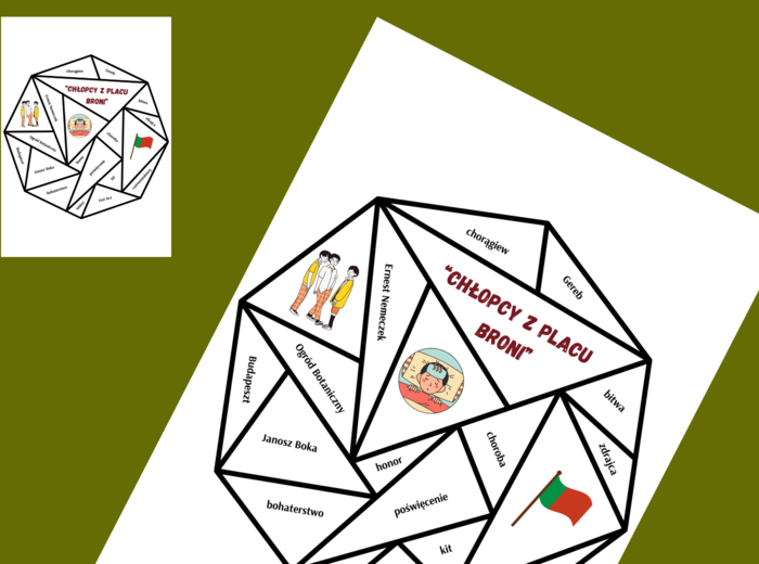 CHŁOPCY Z PLACU BRONI – układanka – puzzle – egzamin – powtórka