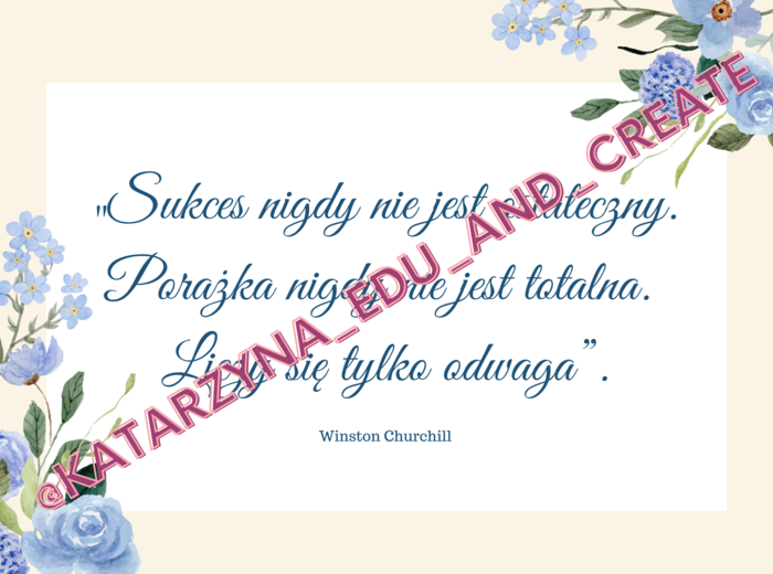 Plakaty-kupony z cytatami - koniec roku szkolnego