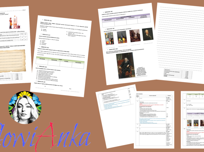 Sprawdzian z rozdz. V pt. „Nauka i zabawa” do podręcznika wydawnictwa WSiP „Zamieńmy słowo” dla klasy 5