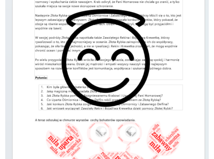 Karta pracy na godzinę wychowawczą na temat sposobów rozwiązywania konfliktów - Pomysł na godzinę wychowawczą