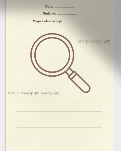 Dziennik obserwacji przyrody