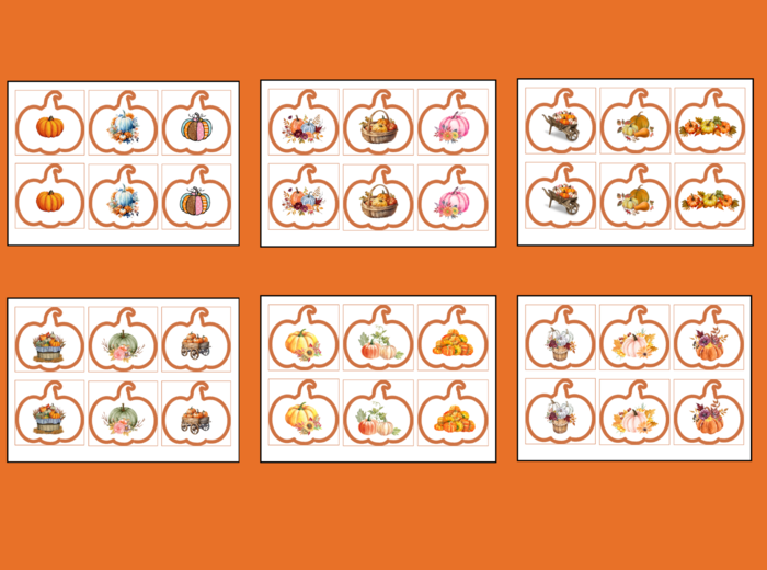 DZIEŃ DYNI – memory – 36 szt. wersja 2