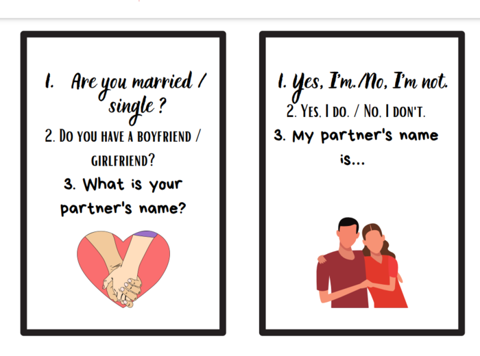 Personal information - speaking.