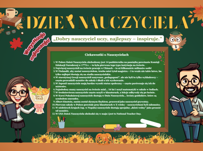 📘 Gazetka „Dzień Nauczyciela” – 51 stron pomysłów, plakat + kartki!