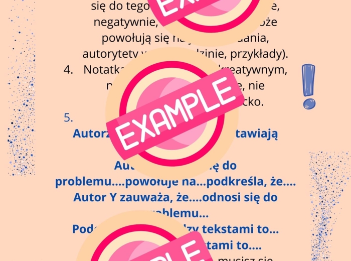 Notatka syntetyzująca, wklejka, pdf