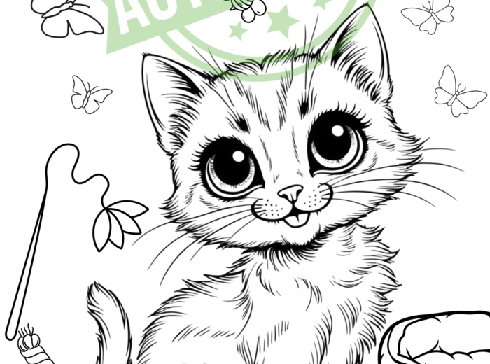 DZIEŃ KOTA KOLOROWANKA XXL