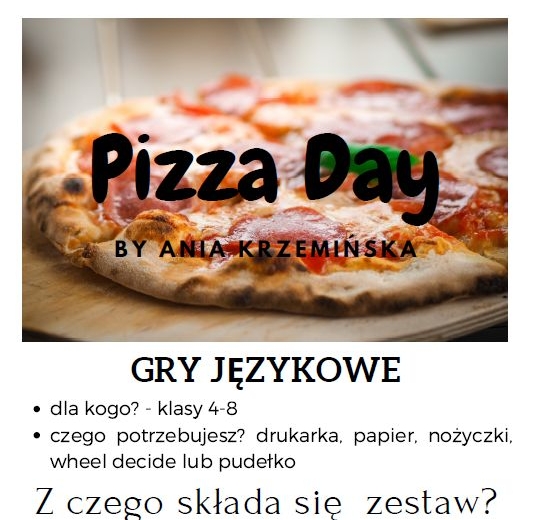 PIZZA DAY - dzień pizzy