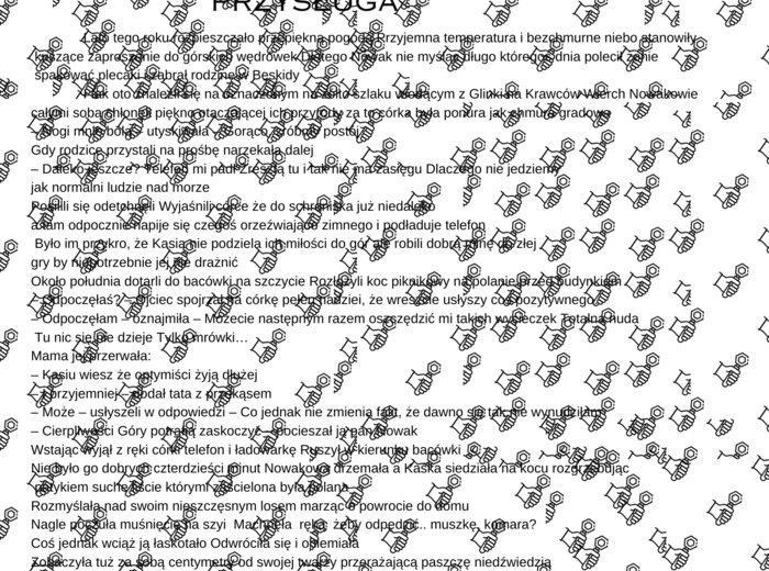 Opowiadanie z brakiem interpunkcji - wgryź się w temat.