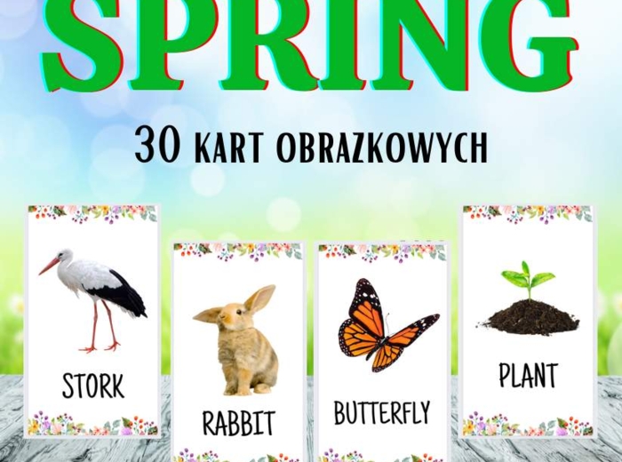 SPRING (wiosna) - karty obrazkowe